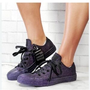 Converse Sparkling Purple Sneakers